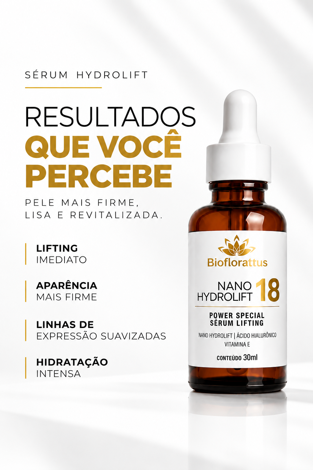 Benefícios do Sérum Hydrolift Bioflorattus